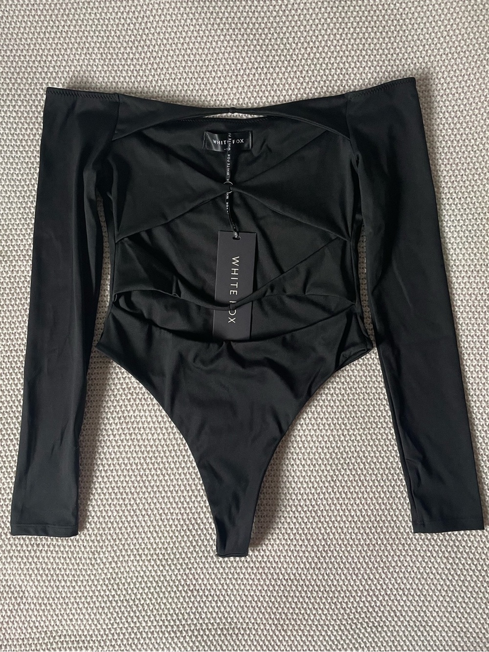Whitefox Boutique - Just The Intro Black Cut Out Bodysuit